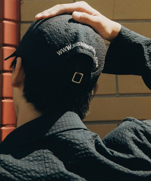 URBAN RESEARCH（アーバンリサーチ）の「『別注』NEAT×URBS　DOT'S SEERSUCKER CAP（キャップ・メンズ・BLACK/BROWN・One）」の5枚目の写真