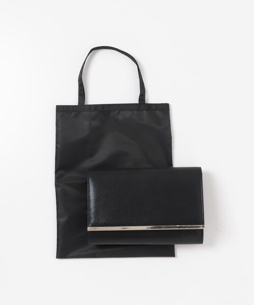 RODE SKO（ロデスコ）の「サブバッグ付3WAYパーティクラッチ（クラッチバッグ・レディース・BLACK/GOLD/SILVER・one）」の11枚目の写真