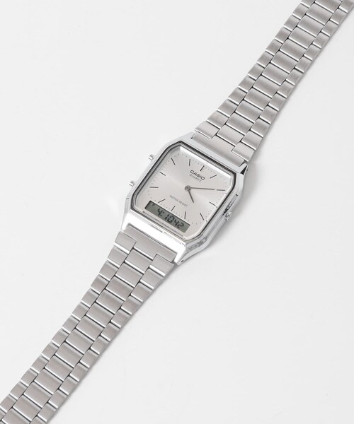 URBAN RESEARCH DOORS(アーバンリサーチドアーズ)の「CASIO スクエアウォッチ(アナログ腕時計・レディース・シルバー/ピンク・-)」の10枚目の写真