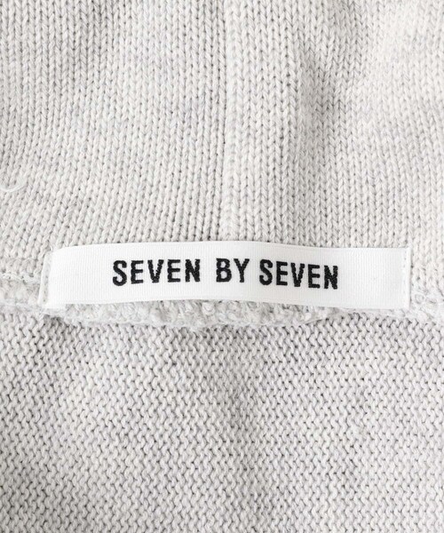 URBAN RESEARCH（アーバンリサーチ）の「SEVEN BY SEVEN　PULLOVER KNIT HOODIE（パーカー・メンズ・010 BLK/030 WHT・M/L）」の9枚目の写真