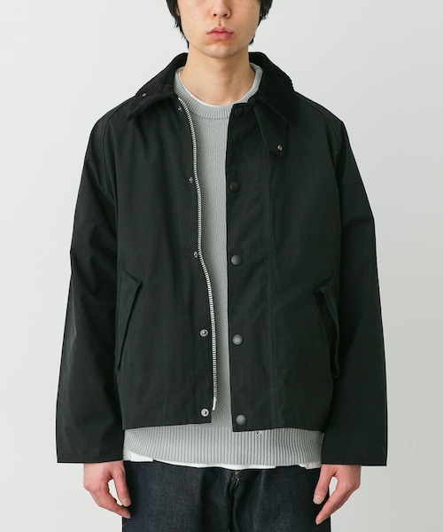 URBAN RESEARCH DOORS(アーバンリサーチドアーズ)の「Barbour OS TRANSPORTER CASUAL JACKET(テーラードジャケット・メンズ・MIST/SAGE/BLACK・36/38/40/42)」の2枚目の写真