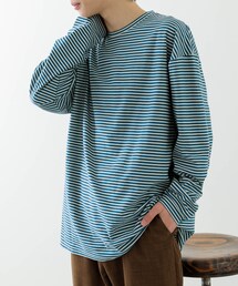 ITEMS URBANRESEARCH | 天竺ボーダーロングスリーブカットソー(Tシャツ/カットソー)