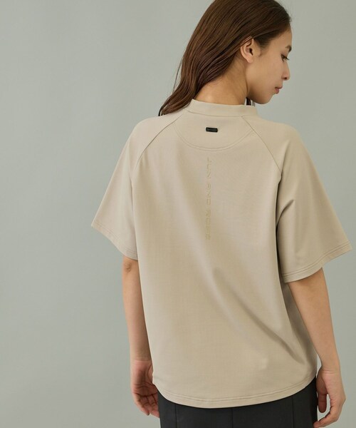 ROPE'(ロペ)の「【NIOR】3Dピケラグランモックシャツ/吸水速乾・接触冷感(Tシャツ/カットソー・レディース・ブラック/ホワイト/ベージュ・L/M/S)」の22枚目の写真