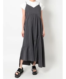 MURUA | ギャザーロングキャミワンピース(ワンピース)