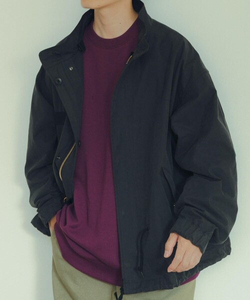 ITEMS URBANRESEARCH(アイテムズ アーバンリサーチ)の「中綿ライナー付 フードレスショートモッズ(モッズコート・メンズ・KHK/BLK・M/L)」の16枚目の写真