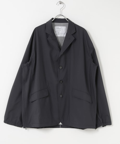URBAN RESEARCH(アーバンリサーチ)の「UNTRACE 3 Layer Lapeled Work Jacket(テーラードジャケット・メンズ・DARK NAVY/OLIVE・1/2)」の2枚目の写真