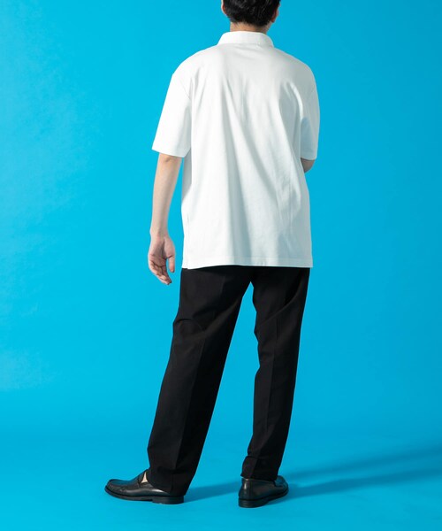 URBAN RESEARCH ROSSO（アーバンリサーチロッソ）の「『XLサイズあり』『UR TECH』防汚加工リラックス半袖ポロシャツ（ポロシャツ・メンズ・WHITE/BLACK/NAVY/LIGHT GRAY・S/M/L/XL）」の17枚目の写真