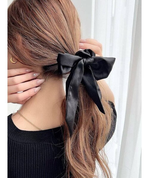 RESEXXY（リゼクシー）の「タイリボンシュシュ（シュシュ・レディース・ブラック/ブルー/ブラウン・F）」の9枚目の写真