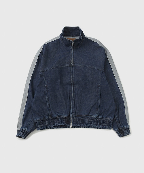 ADAM ET ROPE'(アダムエロペ)の「【THOUSANDS/サウザンズ】SELVAGE DENIM TRUCK JACKET(デニムジャケット・メンズ・ブラック/ネイビー・L/M)」の4枚目の写真