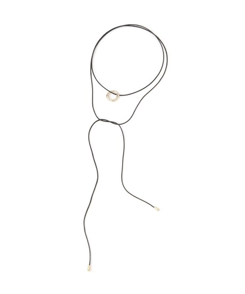 VIS（ビス）の「ニュアンスリングマルチコードネックレス（ネックレス・レディース・ゴールド/シルバー・F）」の5枚目の写真