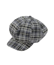 jouetie | チェックパターンビッグキャスケット(キャスケット)