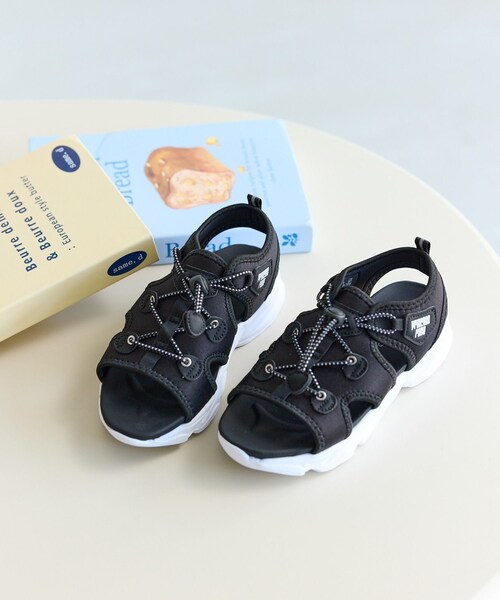 ROPE' PICNIC(ロペピクニック)の「【KIDS/キッズ】ドロストサンダル(サンダル・キッズ・ブラック/オフホワイト・19/20/21/22)」の11枚目の写真