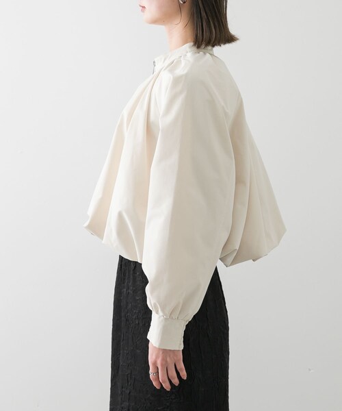 SENSE OF PLACE by URBAN RESEARCH（センスオブプレイスバイアーバンリサーチ）の「バルーンブルゾン（ブルゾン・レディース・BEIGE/BLACK/IVORY・one）」の14枚目の写真