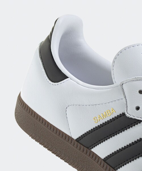 ADAM ET ROPE'（アダムエロペ）の「【adidas(アディダス)】SAMBA OG（スニーカー・レディース・ブラック/キナリ系・23/24/25）」の13枚目の写真