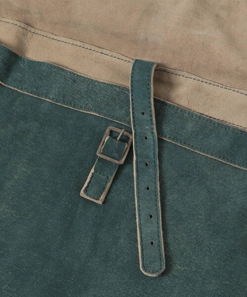 URBAN RESEARCH(アーバンリサーチ)の「SEVEN BY SEVEN LEATHER SHOULDER BAG(ショルダーバッグ・メンズ・010 BLK/140 GRN・FREE)」の9枚目の写真