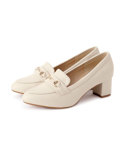 ROPE' PICNIC(ロペピクニック)の「ROPE' PICNIC PASSAGE byHARUTA/ヒールアップローファー(ローファー・レディース・ブラック/キナリ・23.0/23.5/24.0/24.5)」の18枚目の写真