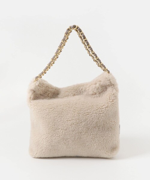 URBAN RESEARCH ROSSO（アーバンリサーチロッソ）の「VIOLA d’ORO　エコファーショルダーS（ショルダーバッグ・レディース・dgray/brown/offwhite/blue・-）」の10枚目の写真