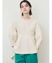 ELENDEEK | COCOON SL PEPLUM JQ BL(シャツ/ブラウス)