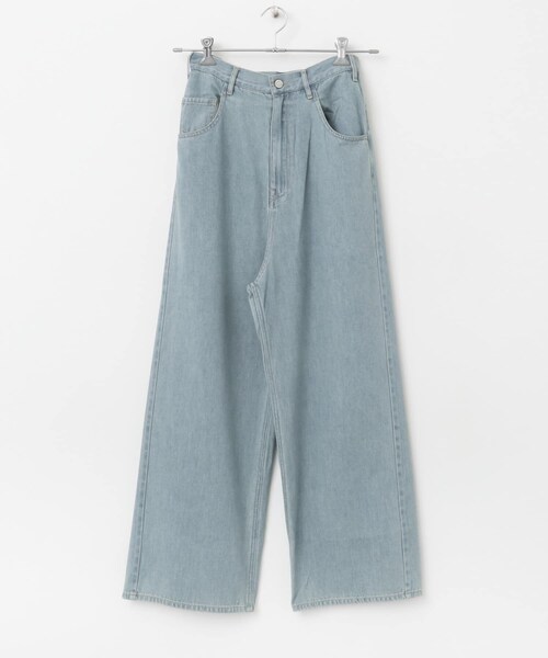 URBAN RESEARCH ROSSO（アーバンリサーチロッソ）の「CHIGNON　シンチバックデニムワイドパンツ（デニムパンツ・レディース・NAVY/BLUE・36/38）」の17枚目の写真