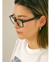 Ungrid | ブラックフレーム伊達メガネ(メガネ)