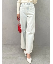 MERCURYDUO | パールデニムパンツ(デニムパンツ)