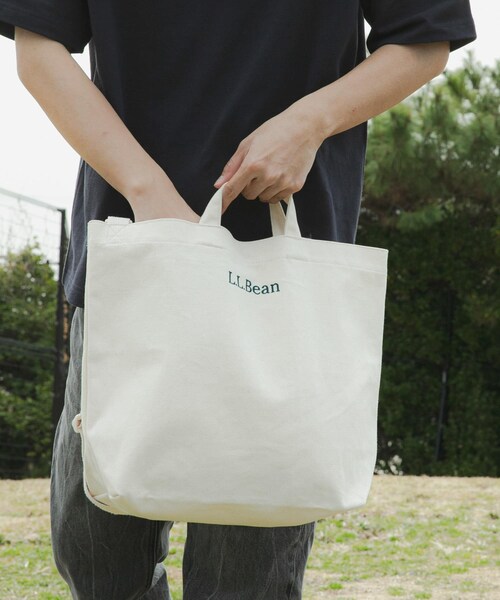 URBAN RESEARCH DOORS(アーバンリサーチドアーズ)の「『別注』L.L.Bean×DOORS Shoulder Strap Tote L(ショルダーバッグ・メンズ・Natural/Black/CarbonGray・one)」の17枚目の写真