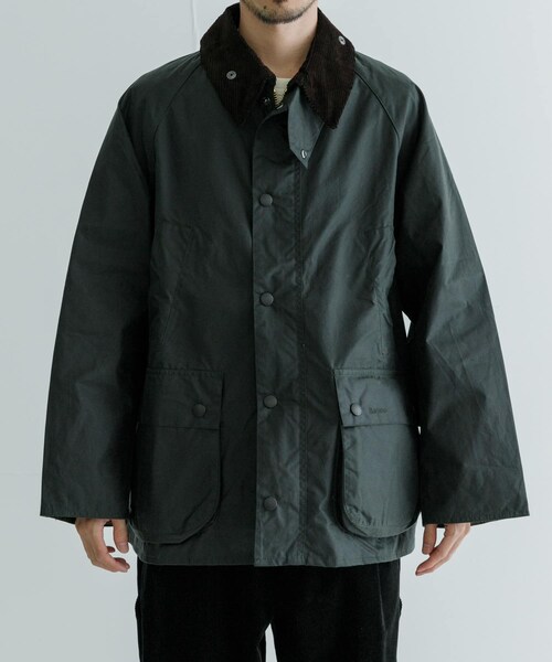 URBAN RESEARCH（アーバンリサーチ）の「Barbour　OS BEDALE WAX JACKET（テーラードジャケット・メンズ・SAGE/BLACK・36/38/40）」の13枚目の写真