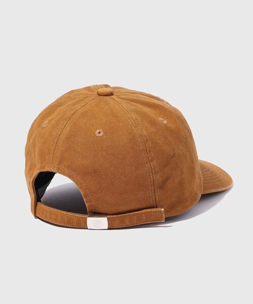 ADAM ET ROPE'(アダムエロペ)の「【KIJIMA TAKAYUKI/キジマ タカユキ】DUCK SULFER DYED 6PANEL CAP(キャップ・メンズ・ブラック/ブラウン・F)」の5枚目の写真
