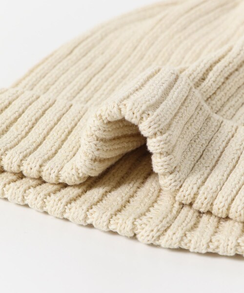 URBAN RESEARCH DOORS（アーバンリサーチドアーズ）の「コットンリネンニットキャップ（ニットキャップ/ビーニー・レディース・IVORY/GREGE/BLACK・one）」の9枚目の写真