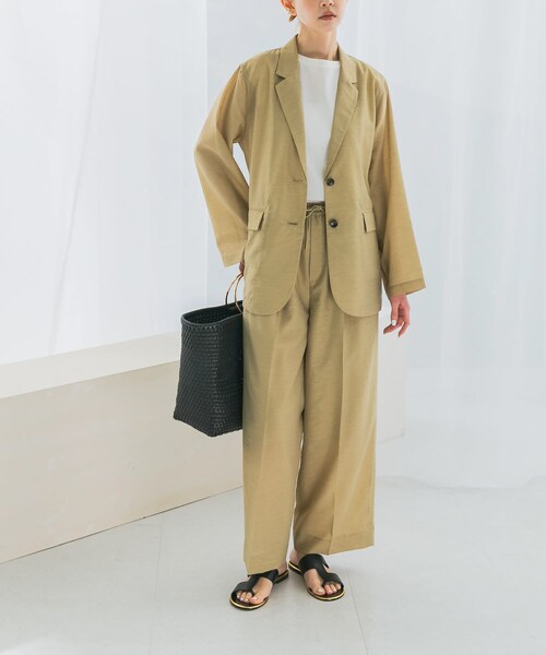 URBAN RESEARCH ROSSO（アーバンリサーチロッソ）の「シアーパンツ（その他パンツ・レディース・bk×white/beige・FREE）」の9枚目の写真