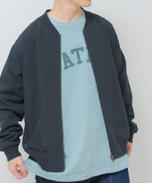 ITEMS URBANRESEARCH(アイテムズ アーバンリサーチ)の「TRストレッチ ジップアップブルゾン(ブルゾン・メンズ・BLK/GRY/BEG・M/L)」の14枚目の写真