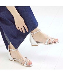 Mode et Jacomo | モード エ ジャコモ MODE ET JACOMO アンクルストラップサンダル (ブラウンスエード)(サンダル)