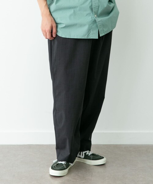 URBAN RESEARCH Sonny Label（アーバンリサーチサニーレーベル）の「リネンタッチポリエステルイージーパンツ（その他パンツ・メンズ・ブラック/チャコール/ネイビー・M/L）」の17枚目の写真