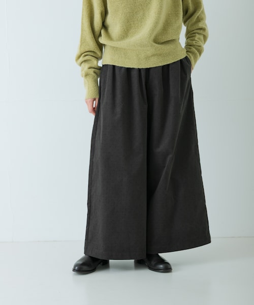 かぐれ（カグレ）の「ドットコーデュロイワイドパンツ（その他パンツ