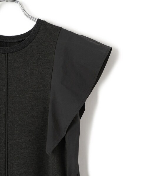 ADAM ET ROPE'（アダムエロペ）の「【WEB限定】セミフレアワンピース（ワンピース・レディース・ブラック/チャコール/ブラウン・F）」の9枚目の写真