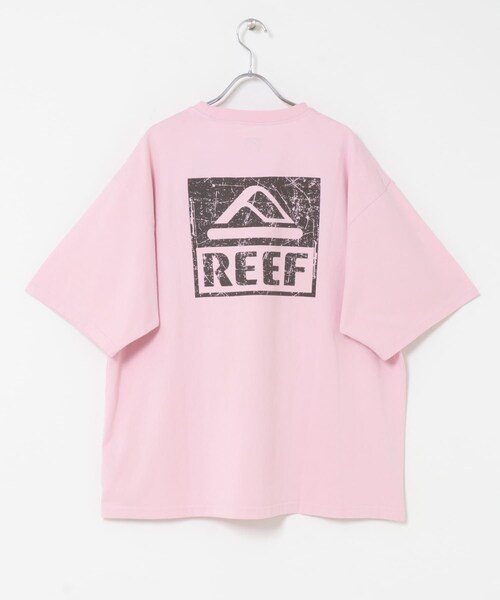 URBAN RESEARCH Sonny Label（アーバンリサーチサニーレーベル）の「REEF　BOX LOGO SHORT-SLEEVE T-SHIRTS（Tシャツ/カットソー・メンズ・WHT/BLK/PNK・M/L）」の20枚目の写真
