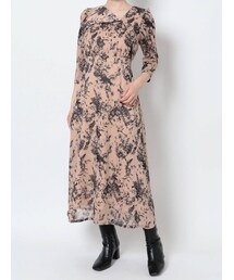 LAGUNAMOON | フラワー楊柳ワンピース(ワンピース)