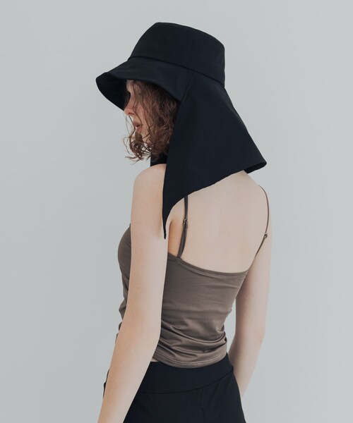 URBAN RESEARCH(アーバンリサーチ)の「『UVカット/撥水』SUN HAT(ハット・レディース・BLACK/BEIGE・-)」の6枚目の写真