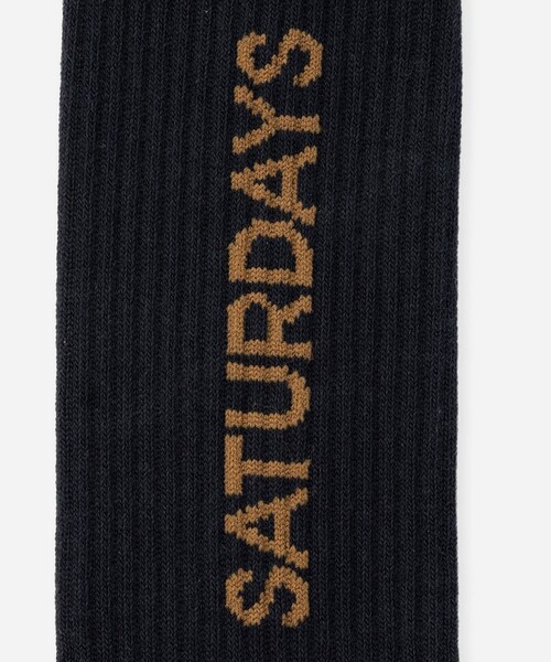 Saturdays NYC(サタデーズ ニューヨークシティ )の「Logo Socks(ソックス/靴下・レディース・ブルー/ワイン・F)」の7枚目の写真