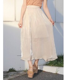 dazzlin | ミラーリングプリーツマキシスカート(スカート)