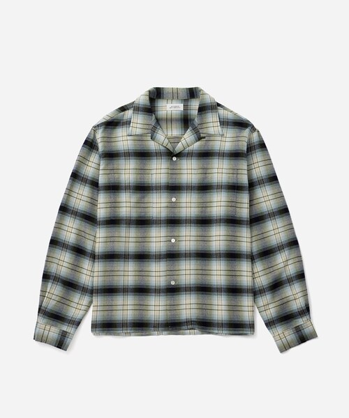 Saturdays NYC（サタデーズ ニューヨークシティ ）の「Marco Vintage Check LS Open Collar Shirt（シャツ/ブラウス・レディース・キナリ/ブルー・L/M/S/XL）」の4枚目の写真