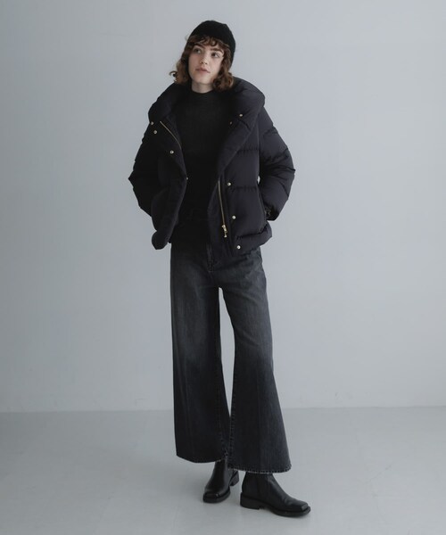 URBAN RESEARCH Sonny Label（アーバンリサーチサニーレーベル）の「撥水ショールカラーミディダウンコート（その他アウター・レディース・ブラック/グレージュ/ネイビー・Free）」の10枚目の写真