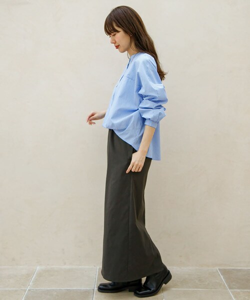 URBAN RESEARCH Sonny Label（アーバンリサーチサニーレーベル）の「ドットアソートストレートスカート（スカート・レディース・ドット/チャコール/アイボリー・FREE）」の18枚目の写真