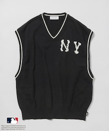 ADAM ET ROPE' | 【MLB COLLECTION BY JUN】クラシックロゴニットベスト(ベスト)