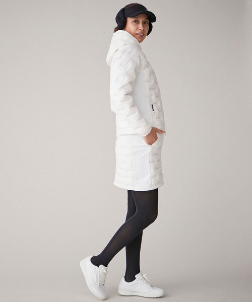 ROPE'(ロペ)の「【撥水】ストレッチナイロン ダウンブルゾン(ダウンジャケット/コート・レディース・ホワイト/ベージュ/ネイビー・L/M/S)」の21枚目の写真