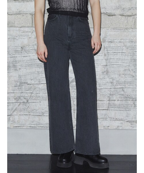 EMODA（エモダ）の「【VEQUM】RIM WIDE JEANS（その他・レディース・アイボリー/ブラック/アイスブルー・24/25/26）」の10枚目の写真