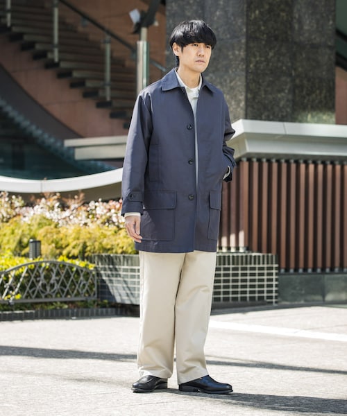 URBAN RESEARCH DOORS（アーバンリサーチドアーズ）の「『イージーケア』『速乾』2タックワイドチノパンツ（チノパンツ・メンズ・OFF/BEIGE/D.NAVY・M/L）」の10枚目の写真