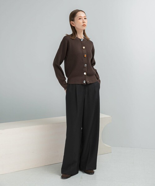 URBAN RESEARCH ROSSO（アーバンリサーチロッソ）の「イージーケアタックイージーパンツ（その他パンツ・レディース・OFF/BABY PINK/BLACK・36/38）」の16枚目の写真