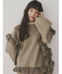 merry jenny | circle frillプルオーバー(Tシャツ/カットソー)