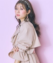 marun | ＜大きいサイズ＞トレンチコート　marun(トレンチコート)